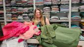 American businessman on a Saturday in Delhi buying gifts for wife and children